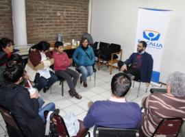 Charla con vecinas de La Faena, Peñalolén.