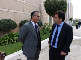 Fiscal Juan Rubén González (a la derecha) llevó el caso a juicio oral.