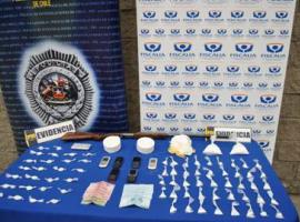 Más de 1 kilo 800 gramos se decomisaron tras la investigación que dirigía la Fiscalía de Rancagua.