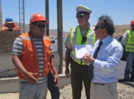 Hasta el lugar del accidente llegó el fiscal jefe de Vallenar, Alejandro Vidal.