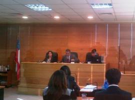 La audiencia en que el tribunal entregó el veredicto condenatorio por baleo en discoteca.