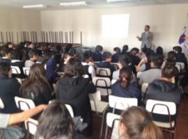 El Fiscal Jorge Carmona durante su exposición.