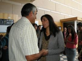 Familiares expresaron su agradecimiento a la fiscal del caso.