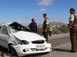 Hasta el lugar del accidente para dirigir las diligencias llegó el fiscal jefe de Copiapó, Christian González Carriel. 