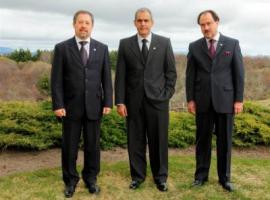 Fiscal Nacional junto a Fiscal Regional y Director Ejecutivo de la Fiscalía de Magallanes