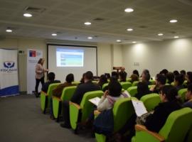 Actividad de difusión realizada en el Liceo Domingo Latrille de Tocopilla
