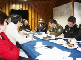 En dependencias de la Base Naval de Puerto Montt se desarrolló coordinación por sustracción de salmones.