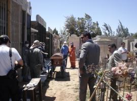 El Fiscal Rodrigo Gómez estuvo presente el día de la exhumación del cuerpo de la víctima