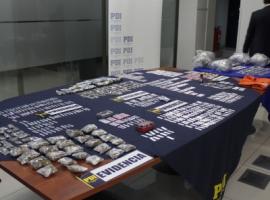 La droga incautada. 