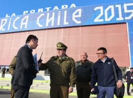 Fiscal Eduardo Yáñez en el Estadio La Portada.