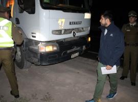 El fiscal (s) Luis Miranda se constituyó en el lugar para dirigir las diligencias.