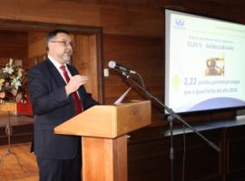 Fiscal Jefe de Puerto Varas, Daniel Alvarado, durante la Cuenta Pública.