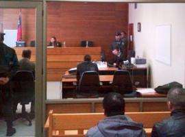 La audiencia en que se comunicó la condena a los autores del homicidio.