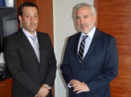 Ambas autoridades se reunieron en la Fiscalía Sur.