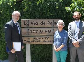 El Fiscal Regional y el Fiscal jefe de San Bernardo visitaron la radio comunitaria de Paine