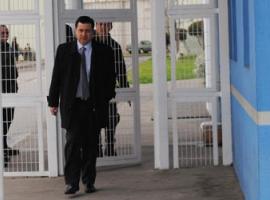 El Fiscal Regional de O'Higgins, cuando se retiraba del recinto penitenciario.