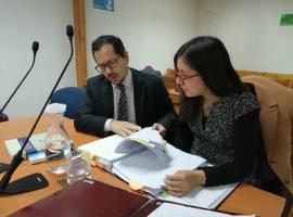 Fiscales Marcello Sambuceti y Ana María Agüero en audiencia de preparación de juicio oral.