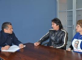 La cónyuge de la víctima y otros familiares fueron recibidos por el director ejecutivo regional de la Fiscalía.