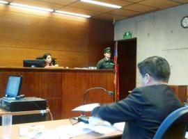 La audiencia en que se formalizó al chofer que atropelló a la familia.