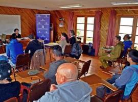 Fiscal, defensor y juez se constituyeron en Isla Robinson Crusoe (foto Poder judicial)