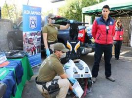 La droga iba oculta al interior de motos de agua.