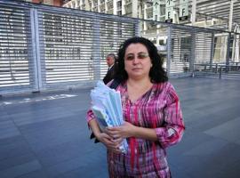 La fiscal María Cecilia Pino, de la Fiscalía de Flagrancia.