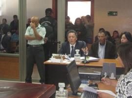 En la audiencia el fiscal Alejandro Vidal estuvo acompañado del padre de la víctima a quien orientó respecto de la causa.