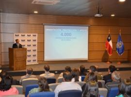en el auditorio del cuartel de la PDI en Alto Hospicio se realizó la cuenta pública de la fiscalía.