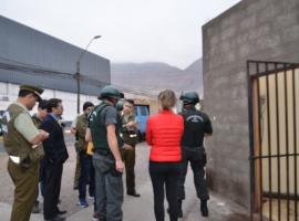 El fiscal de Iquique Juan Zepeda estuvo a cargo de la diligencia investigativa junto a Carabineros.