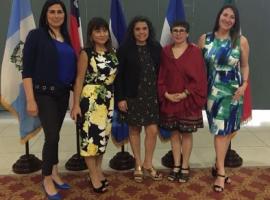 Los profesionales del Ministerio Público chileno que participaron en la misión en Honduras.