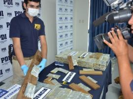 La droga venía oculta al interior de maderas desde Bolivia.
