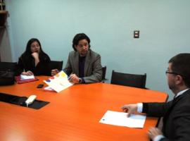 La reunión se extendió por cerca de una hora