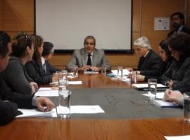 El Fiscal Nacional esta mañana junto a la AMDEPA
