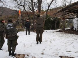 En el marco de la investigación se realizó una reconstitución de escena en la precordillera