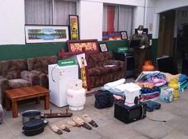 Se recuperaron especies asociadas a 10 robos que afectaron a casas de vacaciones en Pichilemu.