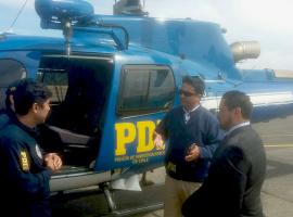 El sobrevuelo comprendió a Dichato, Portezuelo, Florida, Hualqui y Chiguayante