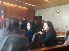 En la audiencia la fiscal Gabriela Cruces y la abogada asistente Lida Escanilla acompañaron a la madre de la víctima