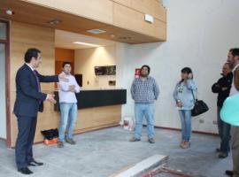 El Fiscal Regional de Los Lagos, Marcos Emilfork Konow, visitó el edificio que albergará a la Fiscalía Local de Osorno en 2015.
