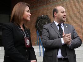 Cintia Contreras, Jefa de la Brigada Investigadora de Trata de Personas y Manuel Guerra Fiscal regional de Tarapacá