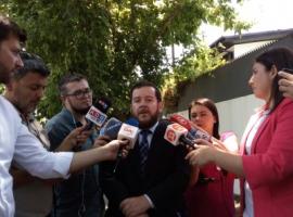 El fiscal Francisco Lanas realizó diligencias en terreno.