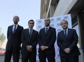 El Fiscal Regional, Manuel Guerra, a la derecha, junto al equipo de fiscales que indagarán estos delitos.