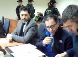 A la audiencia concurrió el Fiscal Regional, Pedro Salgado, sumado a los fiscales Luis González y Alvaro Sanhueza.