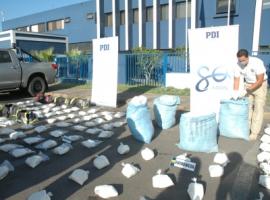 Investigación permitió decomisar más de 375 kilos de cocaína base.
