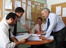 El equipo de Fiscales que concurrió al juicio oral.