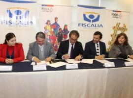 En la Fiscalía Regional de Los Lagos se firmaron convenios con Fosis y Sence.