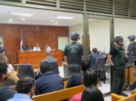 Audiencia de formalización de los hermanos Riquelme Araya
