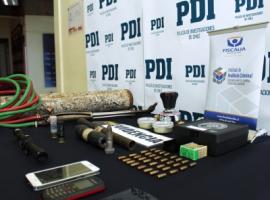 Municiones, un arma hechiza y un sistema de oxicorte fueron encontrados en procedimiento efectuado en Puerto Montt.
