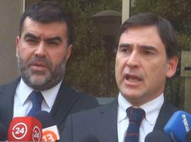 Fiscal jefe, José Morales y fiscal regional Centro Norte  Andrés Montes