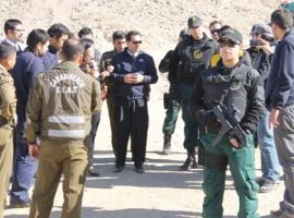 El fiscal González dirigió la diligencia buscando reunir la mayor cantidad de antecedentes de los momento previos a la muerte de la víctima.