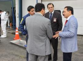El fiscal jefe de Copiapó, Christian González, se constituyó en el lugar para comenzar con la investigación del caso.